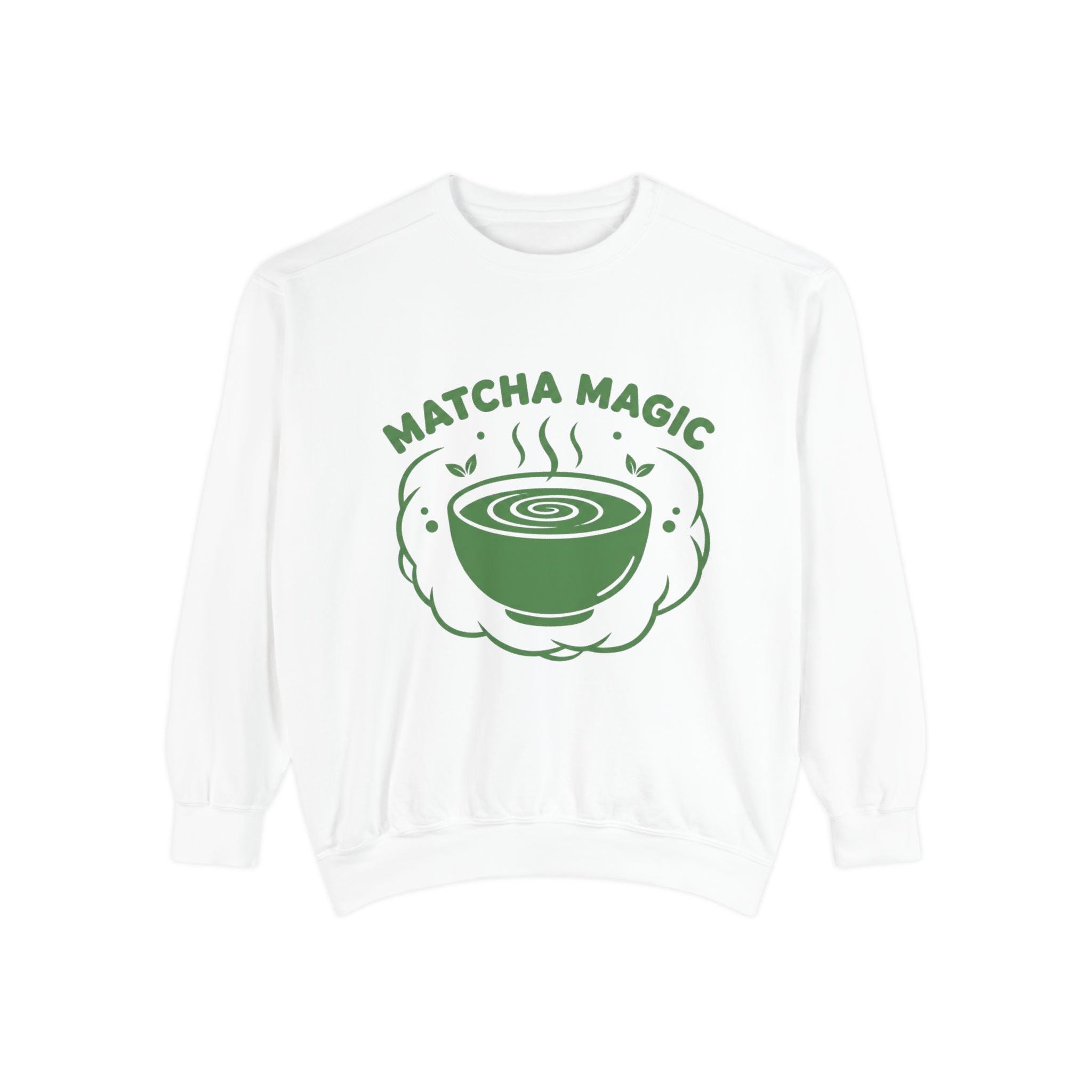Matcha Magic - Cozy Crewneck Sweatshirt