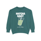 Matcha Daily Sweatshirt — Fuel for the Soul Graphic Crewneck Sweatshirt