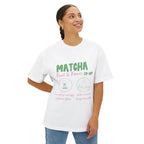 Matcha Co-Op Graphic Tee — Matcha: Fuel & Focus Oversized Boxy T-Shirt