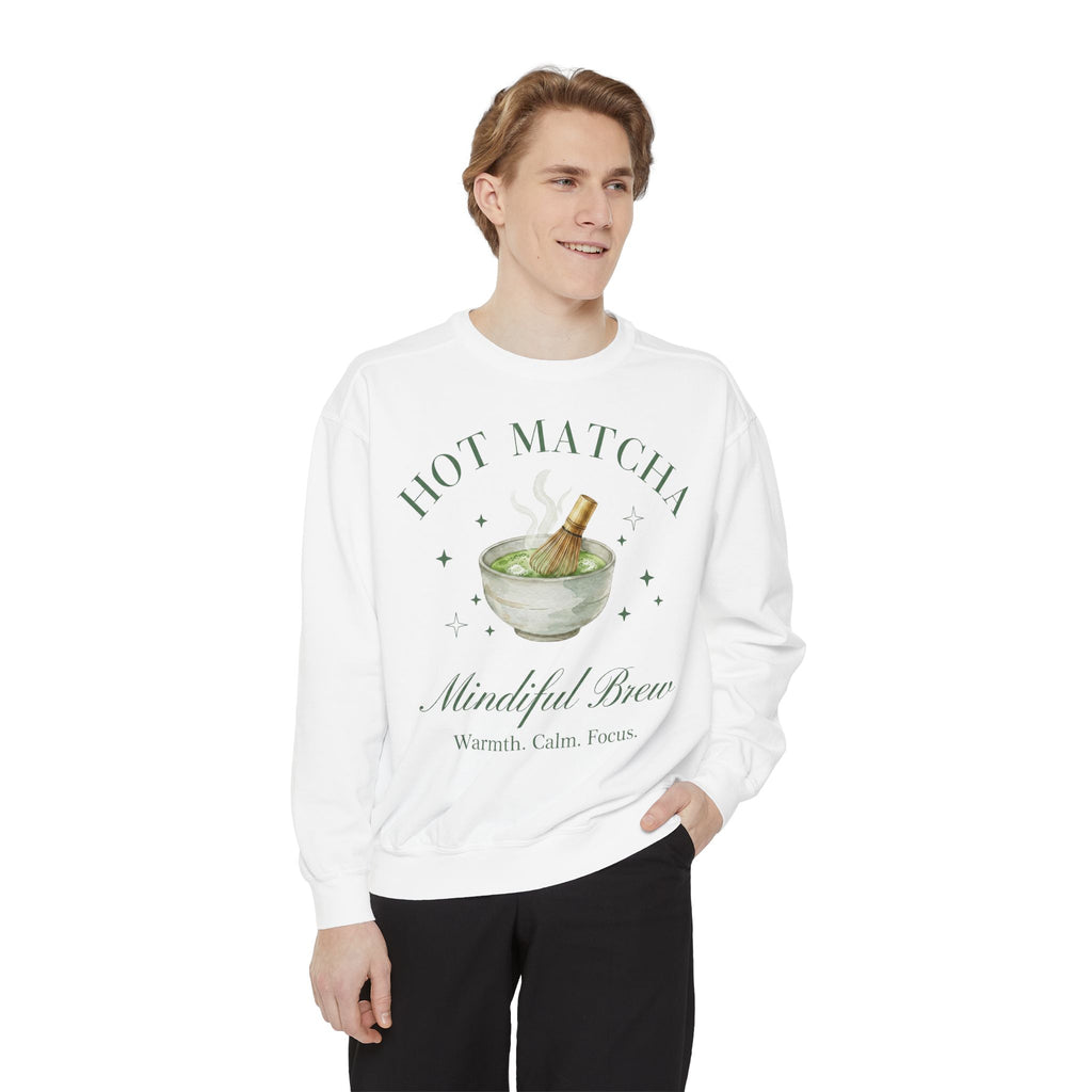 Hot Matcha — Crewneck Sweatshirt