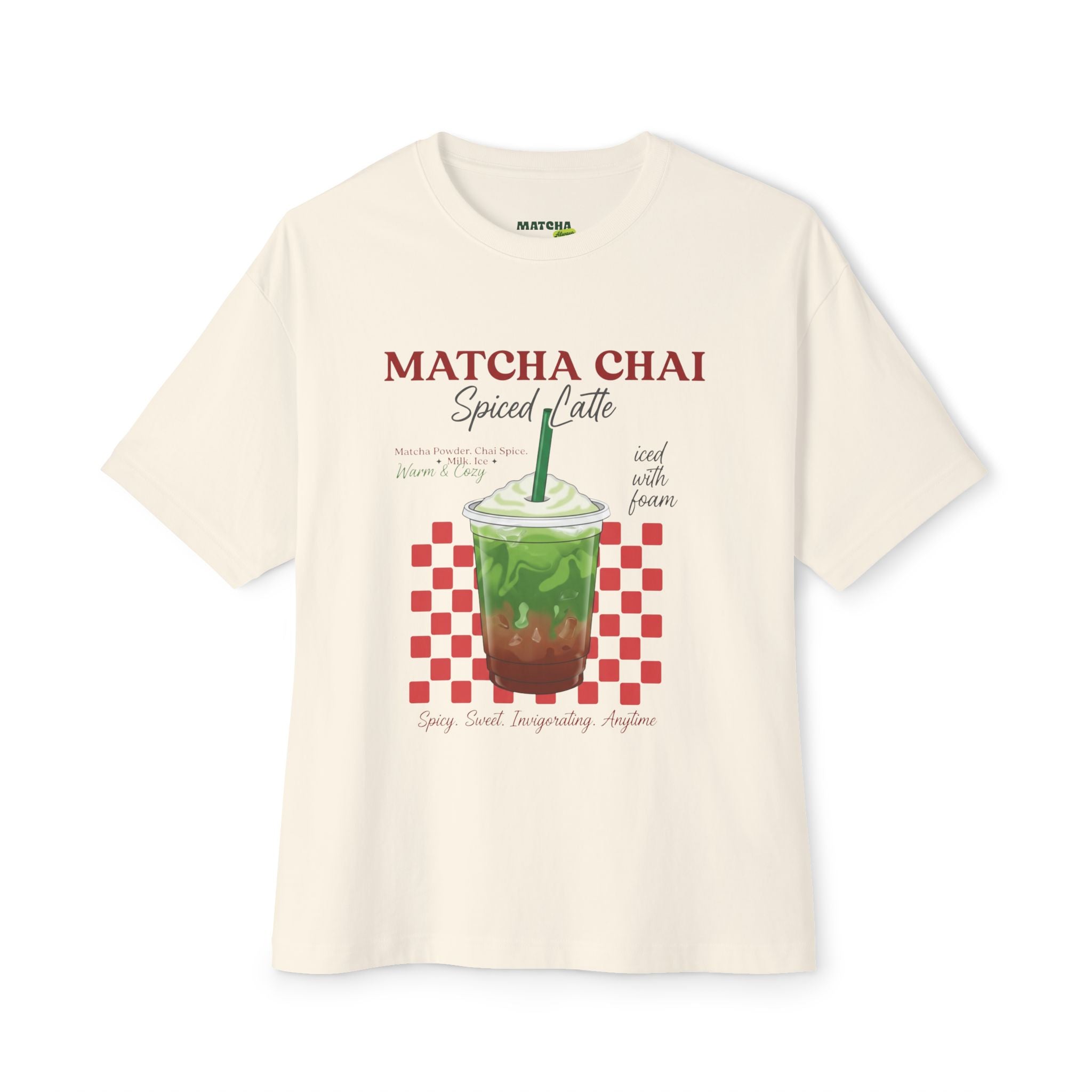 Matcha Chai Tee — Matcha Chai Spiced Latte Graphic T-Shirt