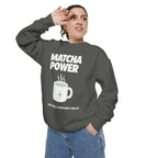 Matcha Power — Mug Graphic & Good Vibes Graphic Crewneck Sweatshirt