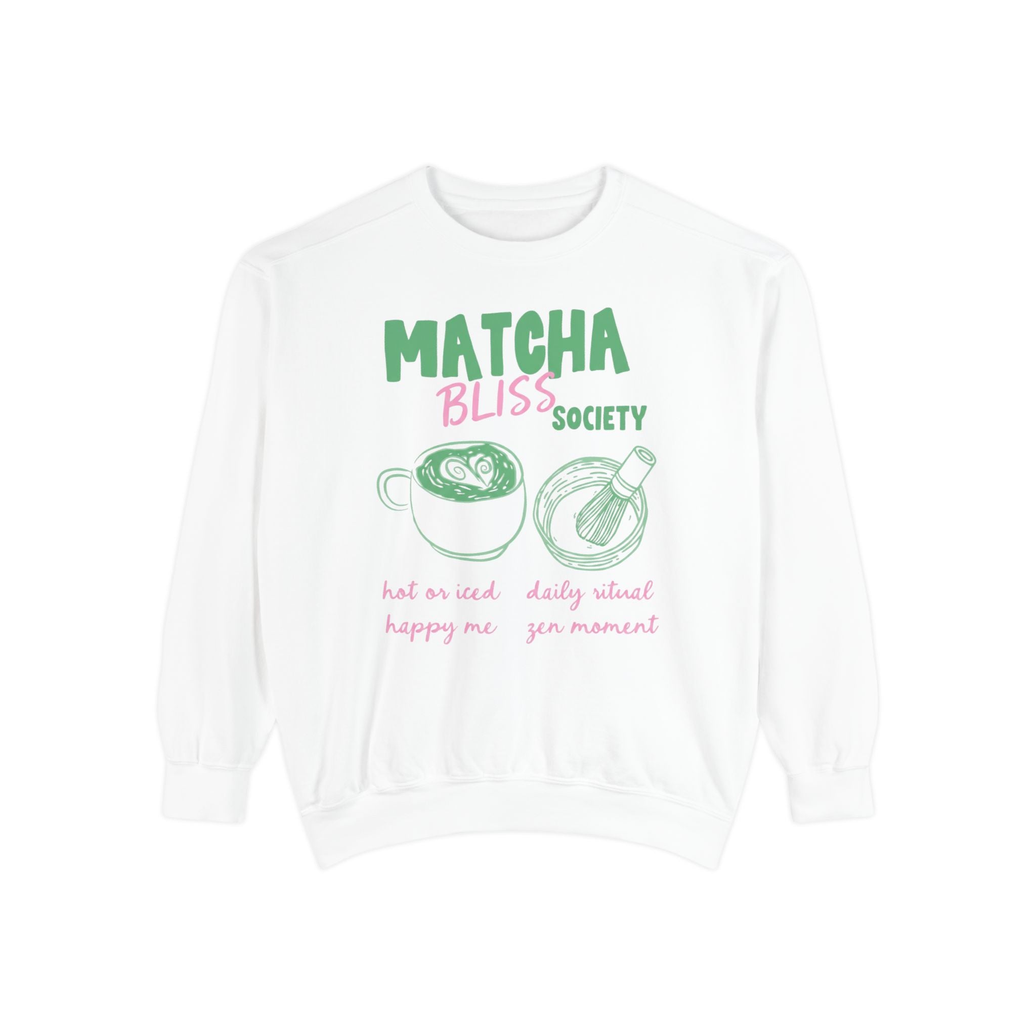 Matcha Bliss — Cozy Crewneck Sweatshirt