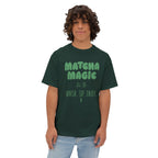 Matcha Magic Tee — Matcha Magic Graphic Oversized Boxy T-Shirt