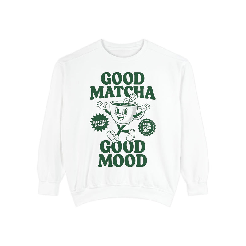 Good Matcha Good Mood - Graphic Crewneck Sweatshirt