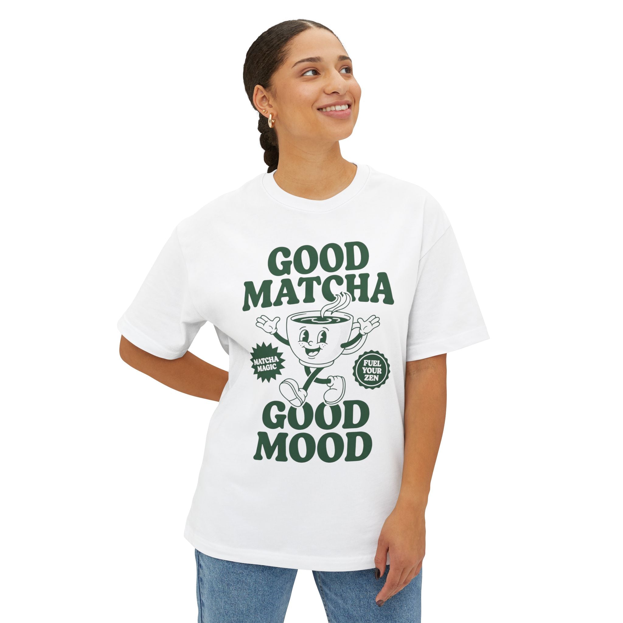 Matcha Tee - Good Matcha Good Mood Graphic T-Shirt