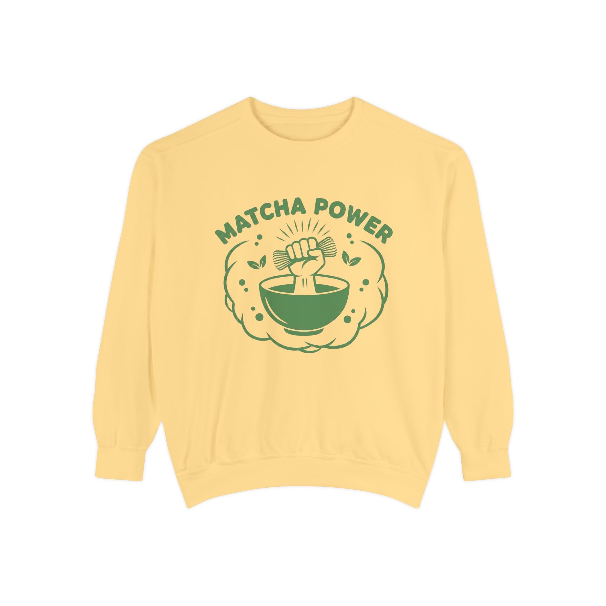 Matcha Power Sweatshirt - Crewneck Sweatshirt