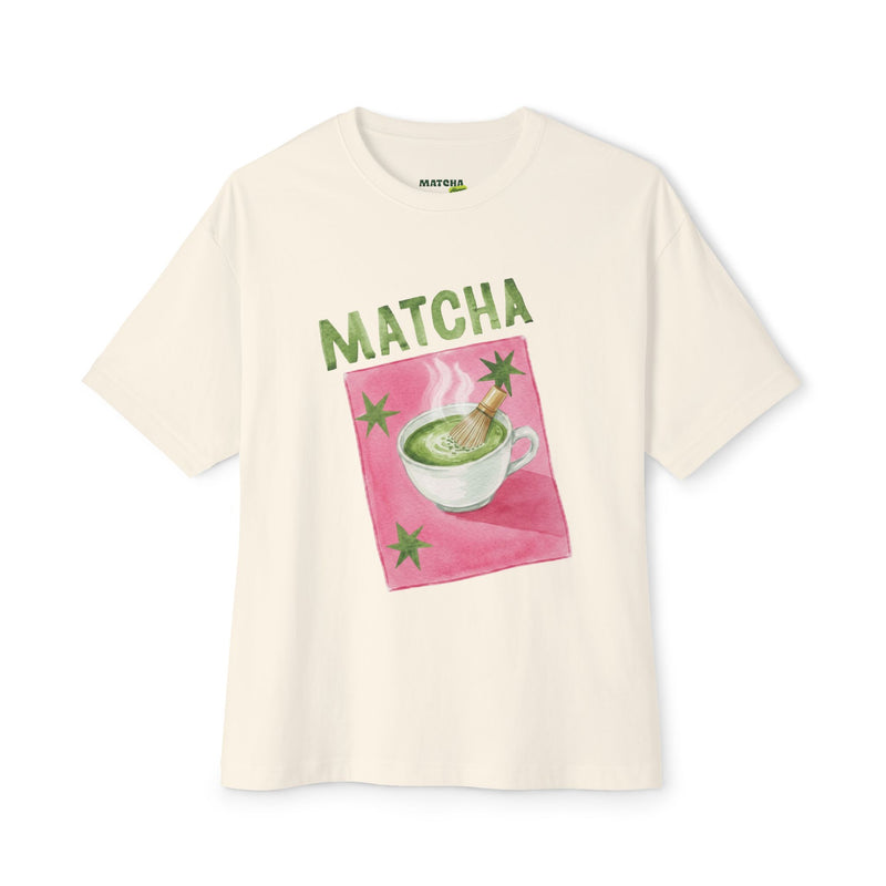 Matcha Graphic Tee - Vintage Tea Cup Design