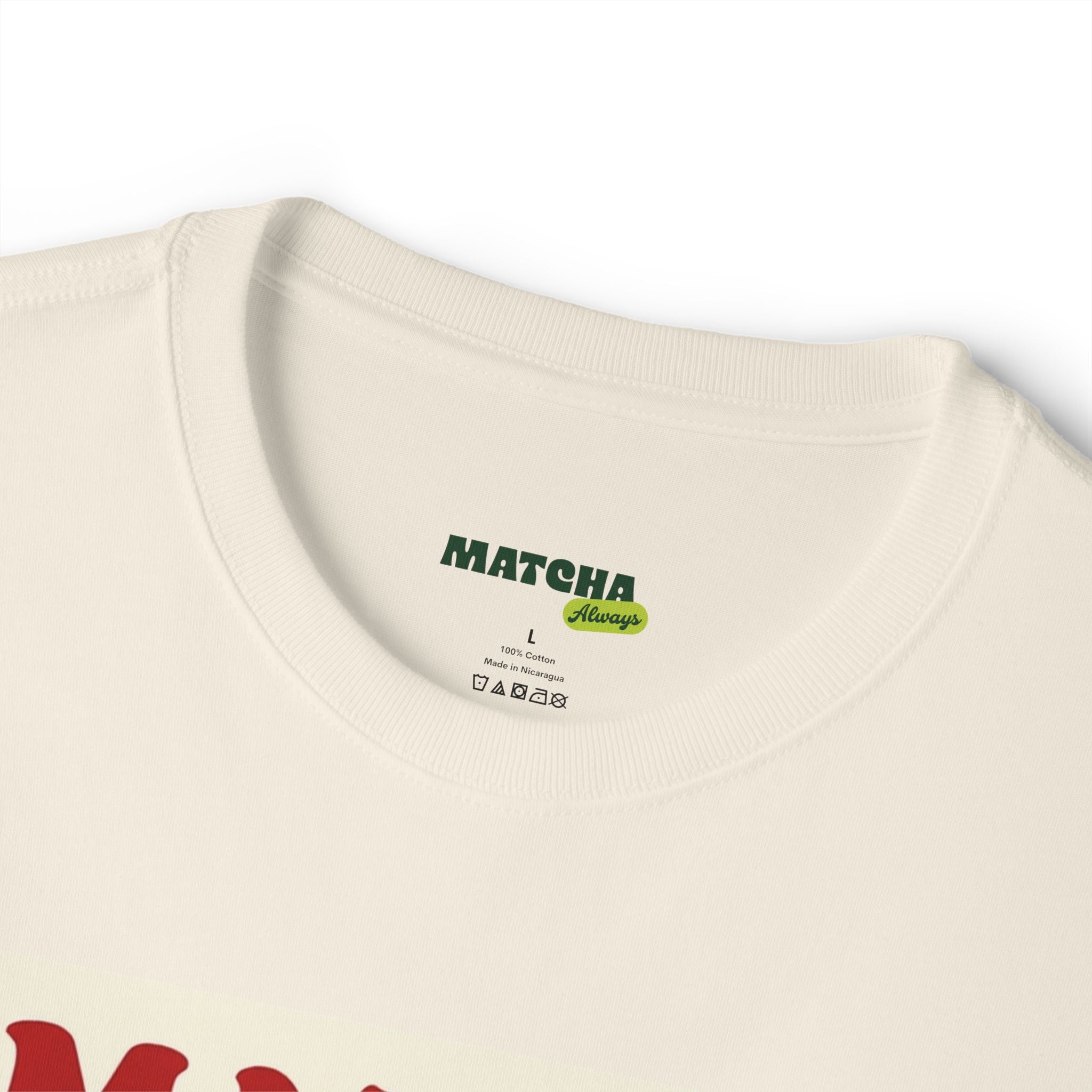 Matcha Sweet Latte Tee — Retro Café Graphic T-Shirt