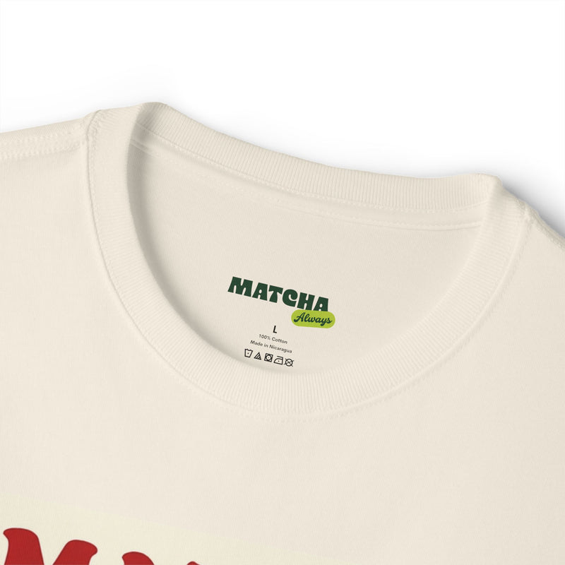 Matcha Sweet Latte Tee — Retro Café Graphic T-Shirt
