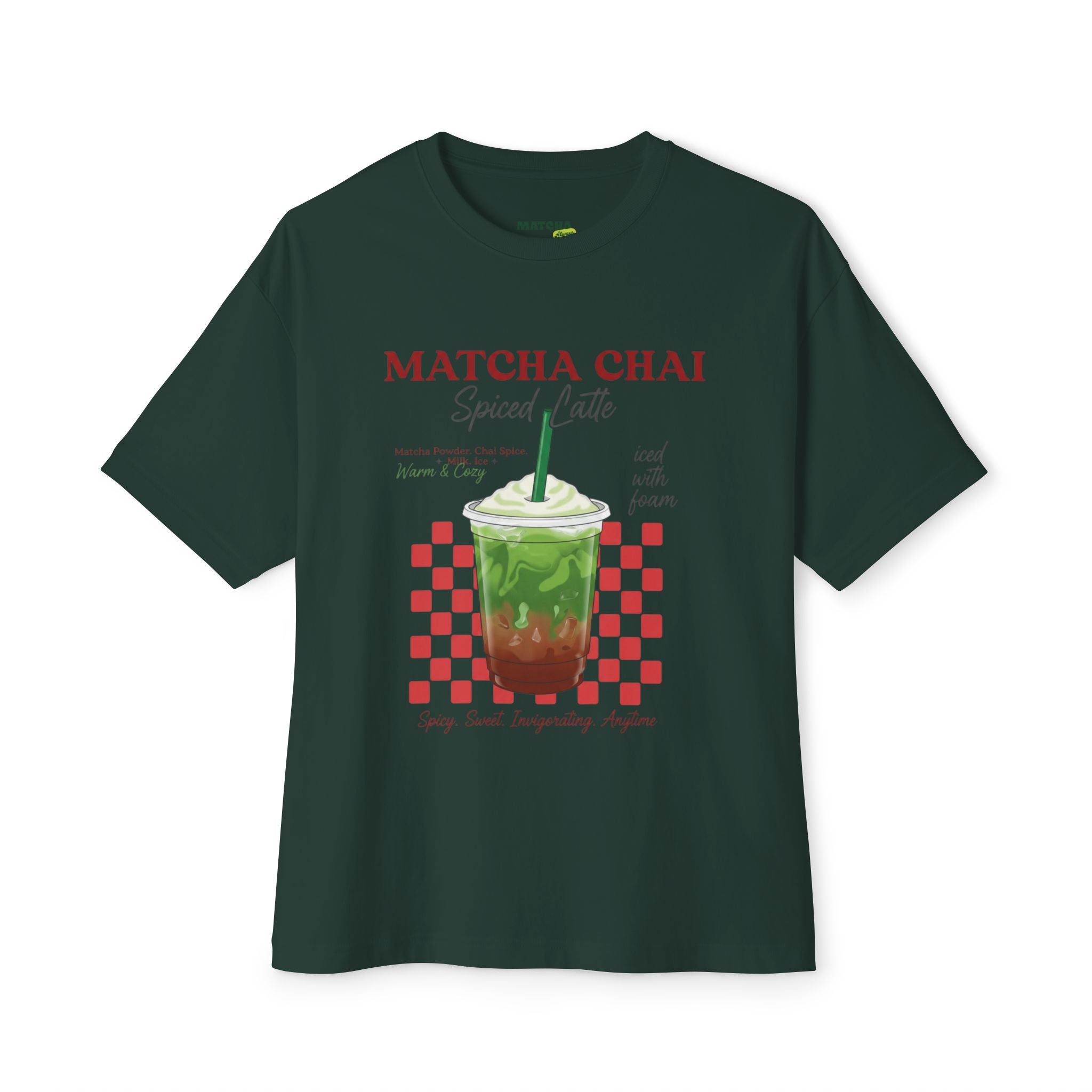 Matcha Chai Tee — Matcha Chai Spiced Latte Graphic T-Shirt