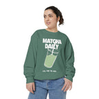 Matcha Daily Sweatshirt — Fuel for the Soul Graphic Crewneck Sweatshirt