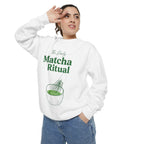 Matcha Ritual Sweatshirt — The Daily Matcha Graphic Crewneck Sweatshirt