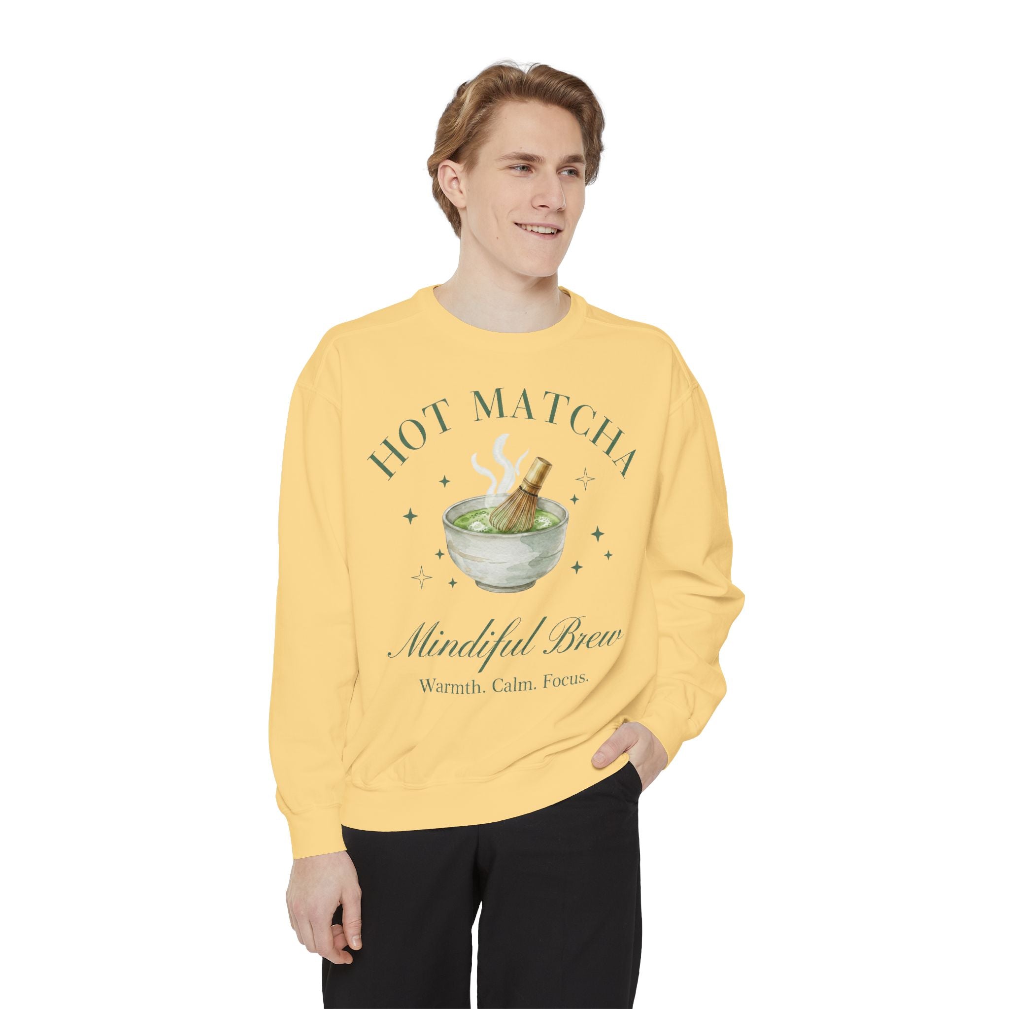 Hot Matcha — Crewneck Sweatshirt