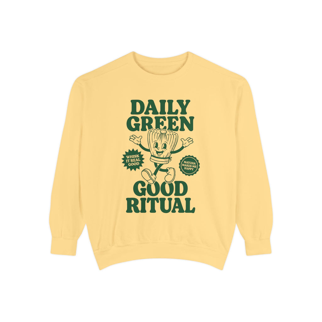 Daily Green Good Ritual - Graphic Crewneck Sweatshirt