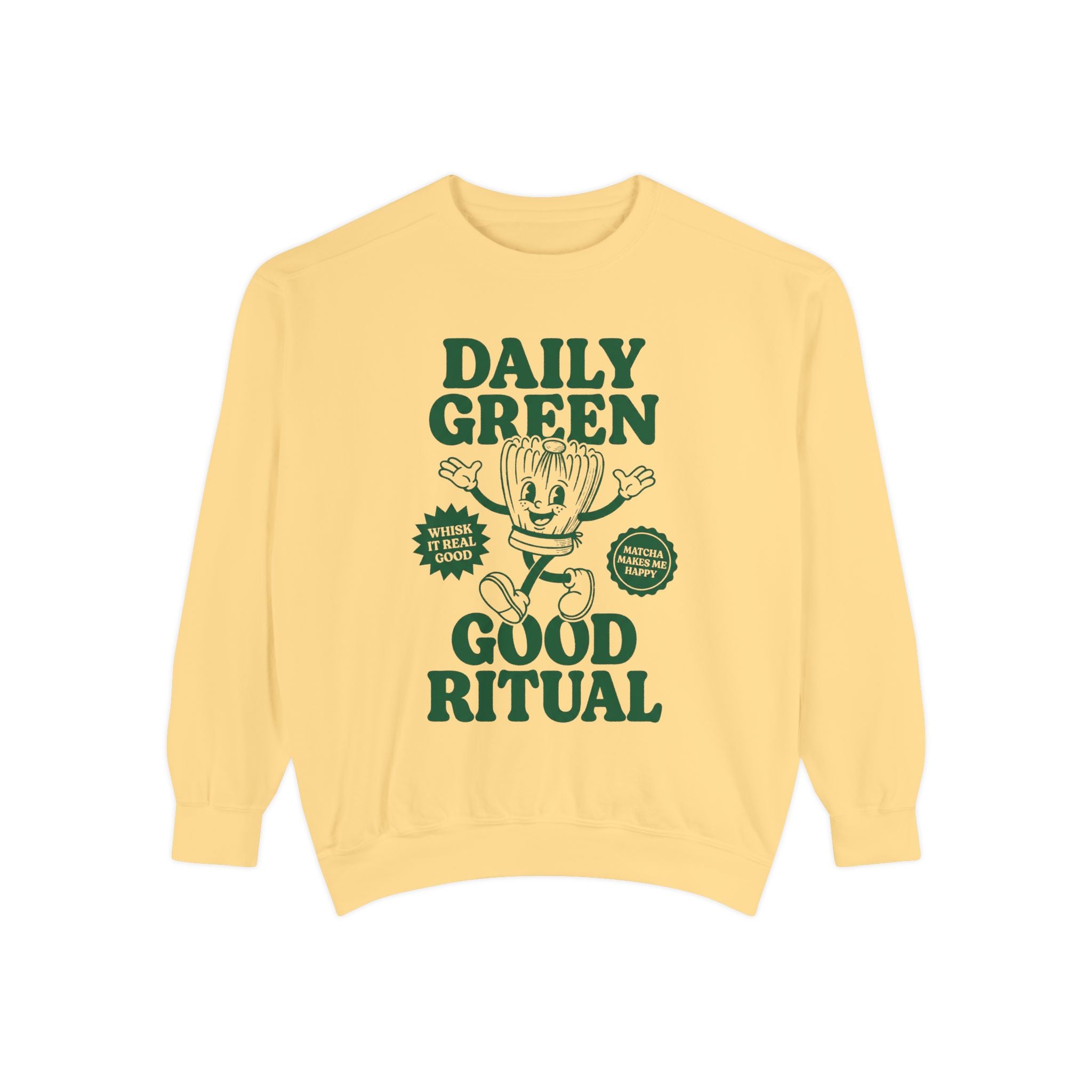 Daily Green Good Ritual - Graphic Crewneck Sweatshirt