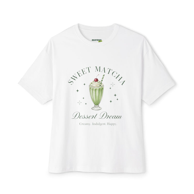 Matcha Milkshake Tee — Sweet Matcha Dessert Dream Graphic T-Shirt