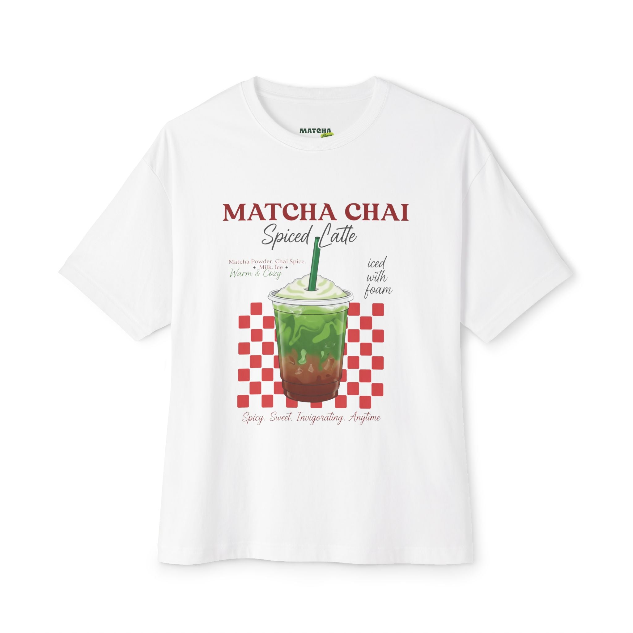 Matcha Chai Tee — Matcha Chai Spiced Latte Graphic T-Shirt