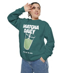 Matcha Daily Sweatshirt — Fuel for the Soul Graphic Crewneck Sweatshirt