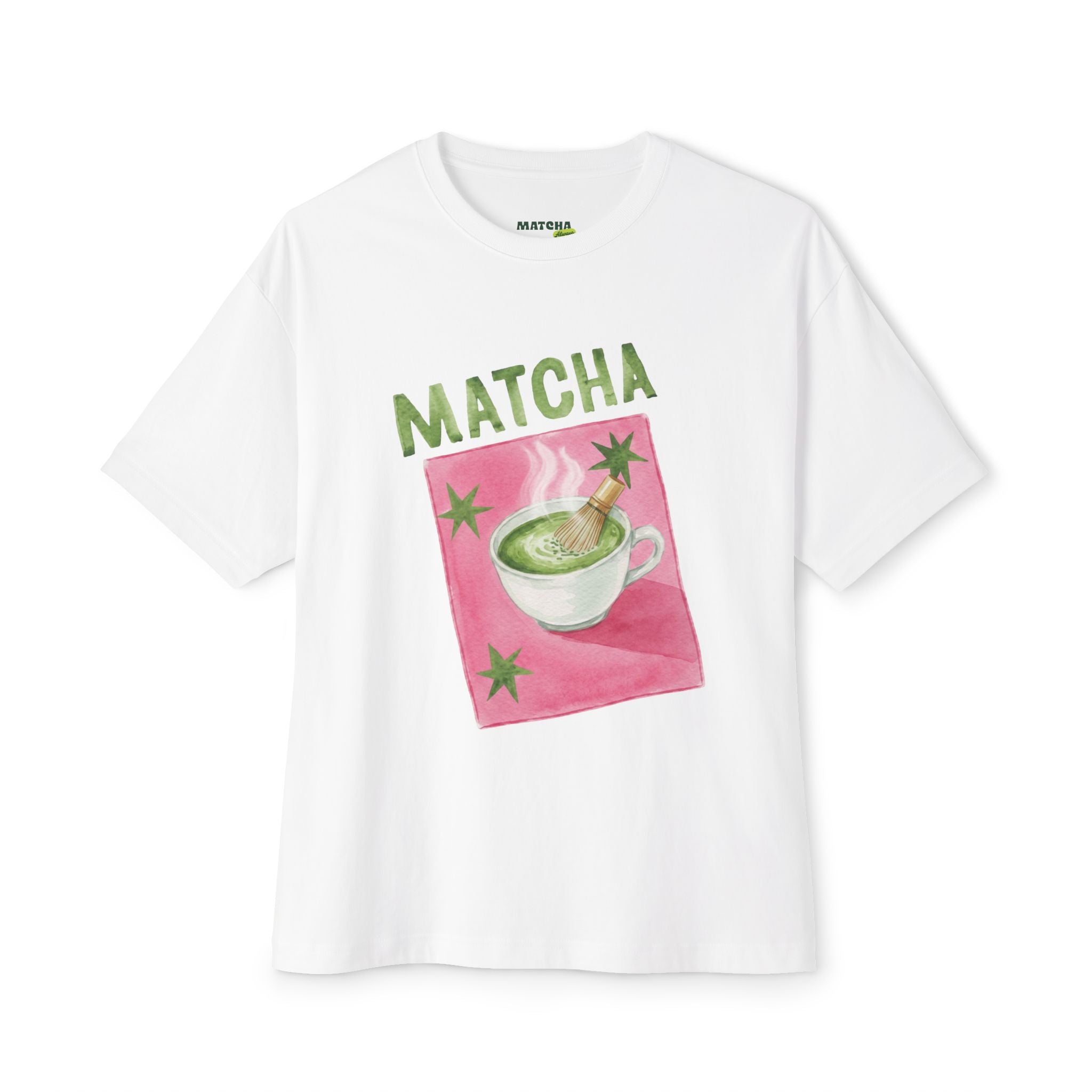 Matcha Graphic Tee - Vintage Tea Cup Design