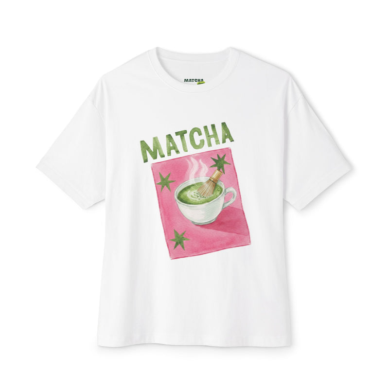 Matcha Graphic Tee - Vintage Tea Cup Design