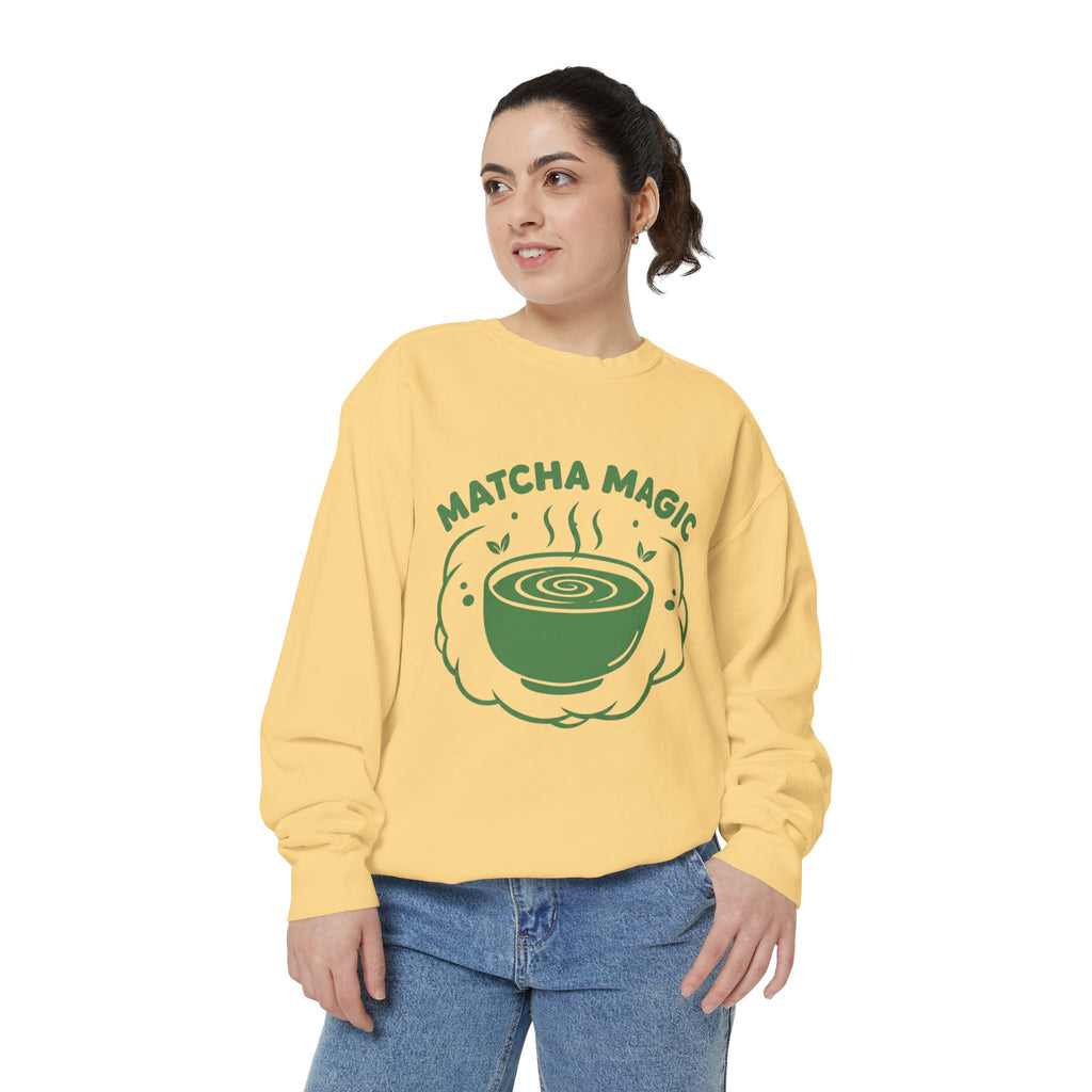 Matcha Magic - Cozy Crewneck Sweatshirt