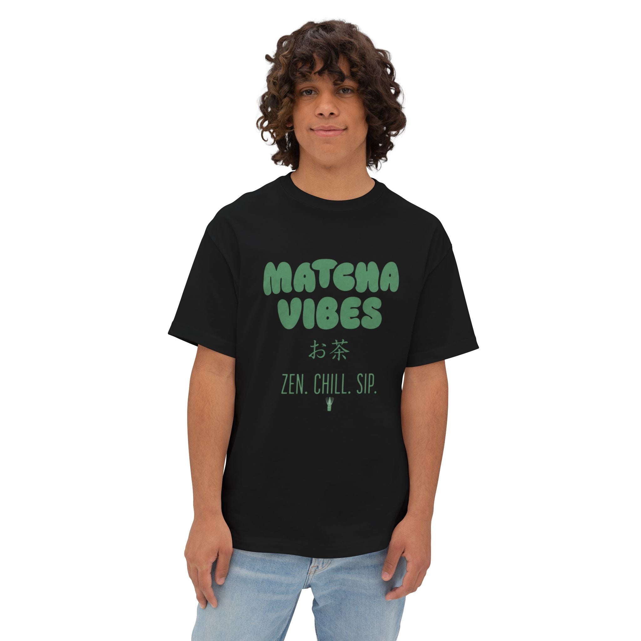 Matcha Vibes Tee — Zen Chill Sip Graphic T‑Shirt