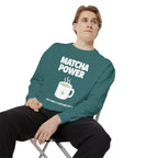Matcha Power — Mug Graphic & Good Vibes Graphic Crewneck Sweatshirt