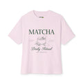 Matcha Daily Ritual Tee - Oversized Boxy T‑Shirt