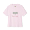 Matcha Girls Tee — Matcha Girls Drink Matcha / Born to Whisk Oversized Boxy T-Shirt