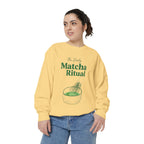 Matcha Ritual Sweatshirt — The Daily Matcha Graphic Crewneck Sweatshirt