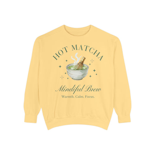 Hot Matcha — Crewneck Sweatshirt