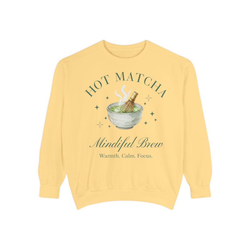 Hot Matcha — Crewneck Sweatshirt