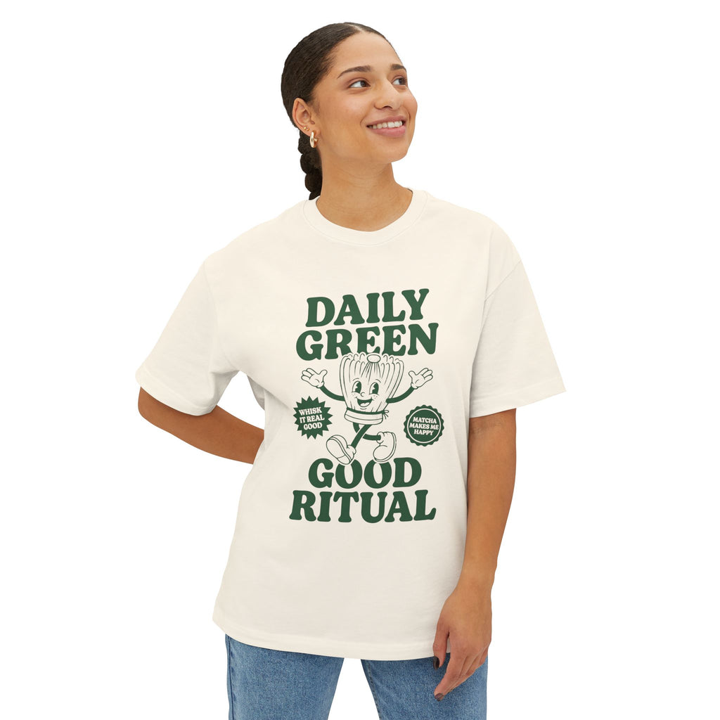 Matcha Tee — Daily Green Good Ritual Graphic T-Shirt