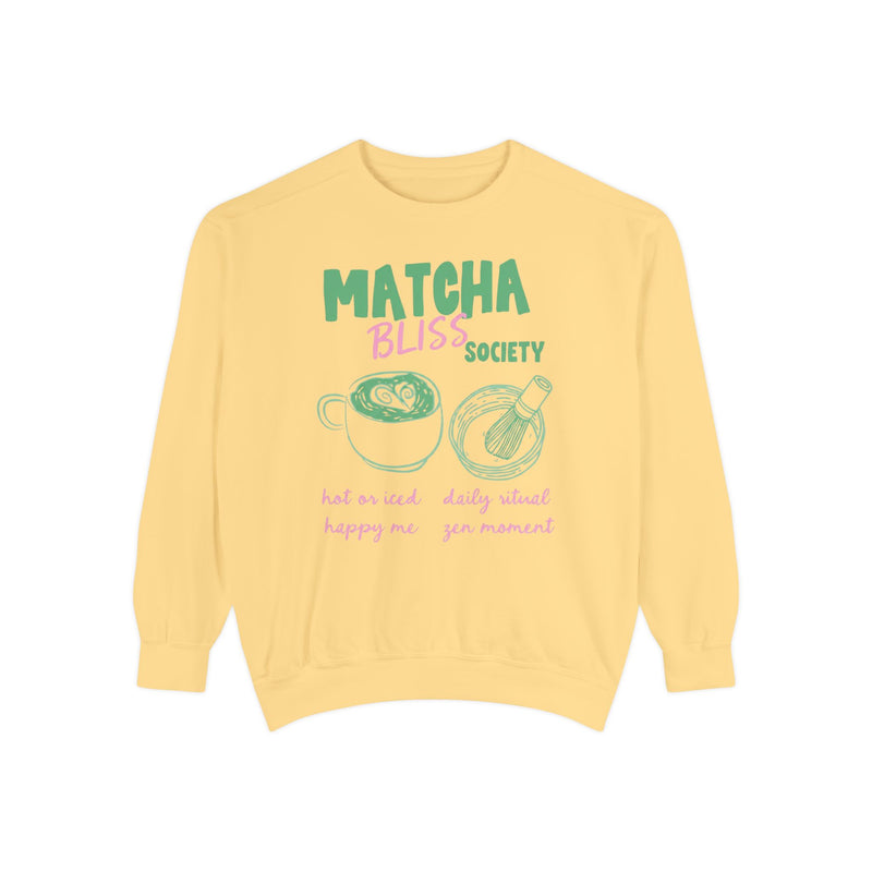 Matcha Bliss — Cozy Crewneck Sweatshirt