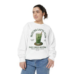 Matcha Latte Club Sweatshirt — Daily Green Routine Graphic Pullover