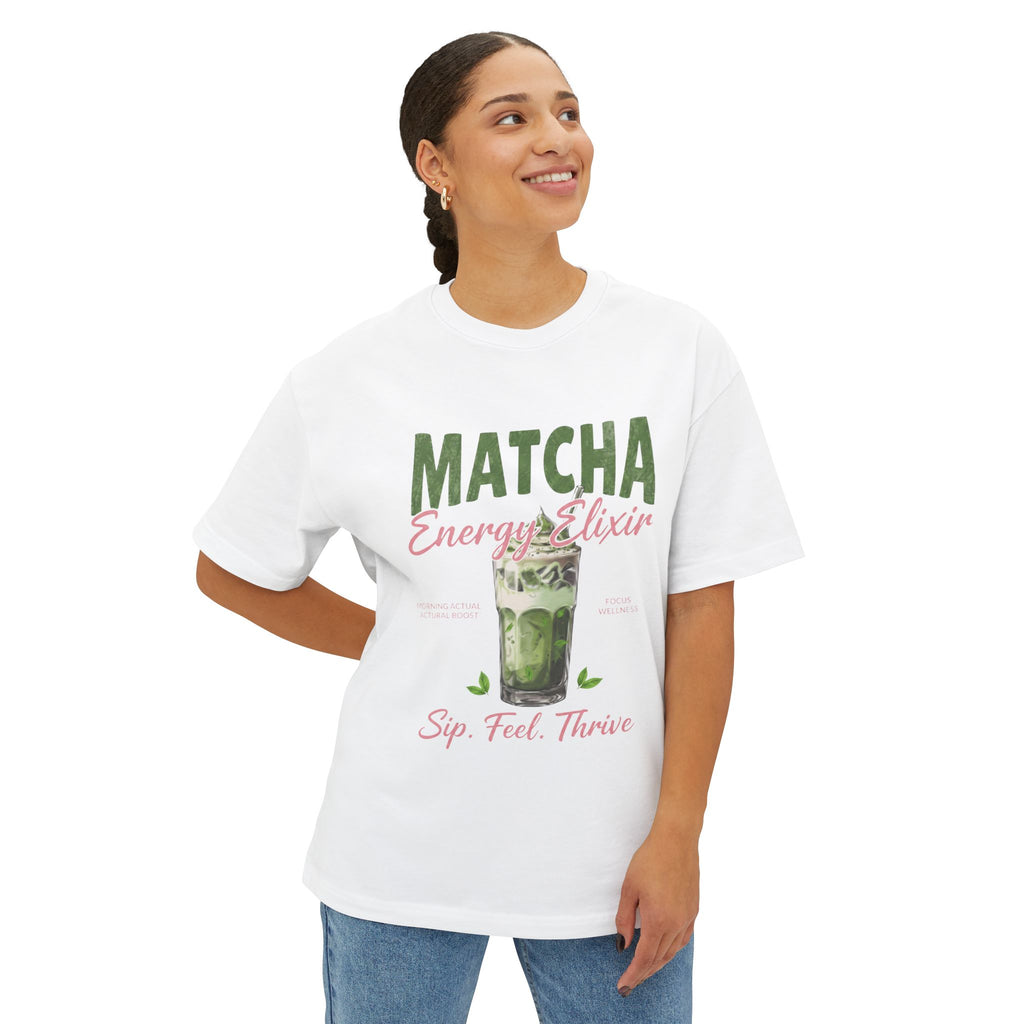 Matcha Energy Tee — Matcha Energy Elixir, Sip Feel Thrive Shirt