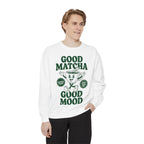 Good Matcha Good Mood - Graphic Crewneck Sweatshirt