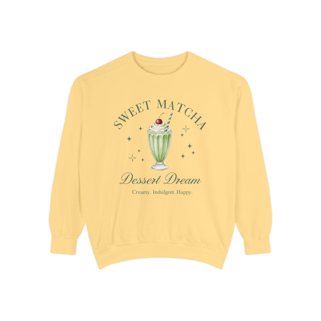 Sweet Matcha – Dessert Dream Cozy Crewneck Sweatshirt