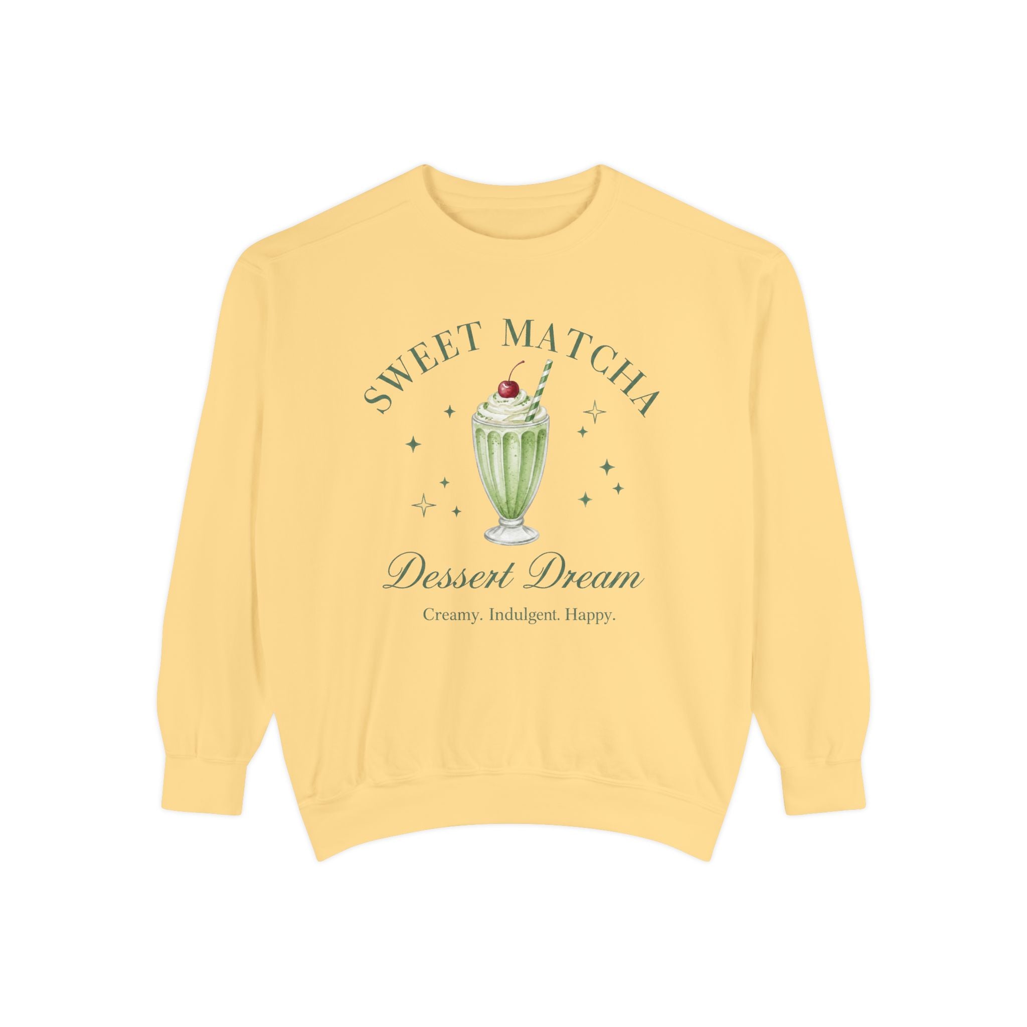 Sweet Matcha – Dessert Dream Cozy Crewneck Sweatshirt