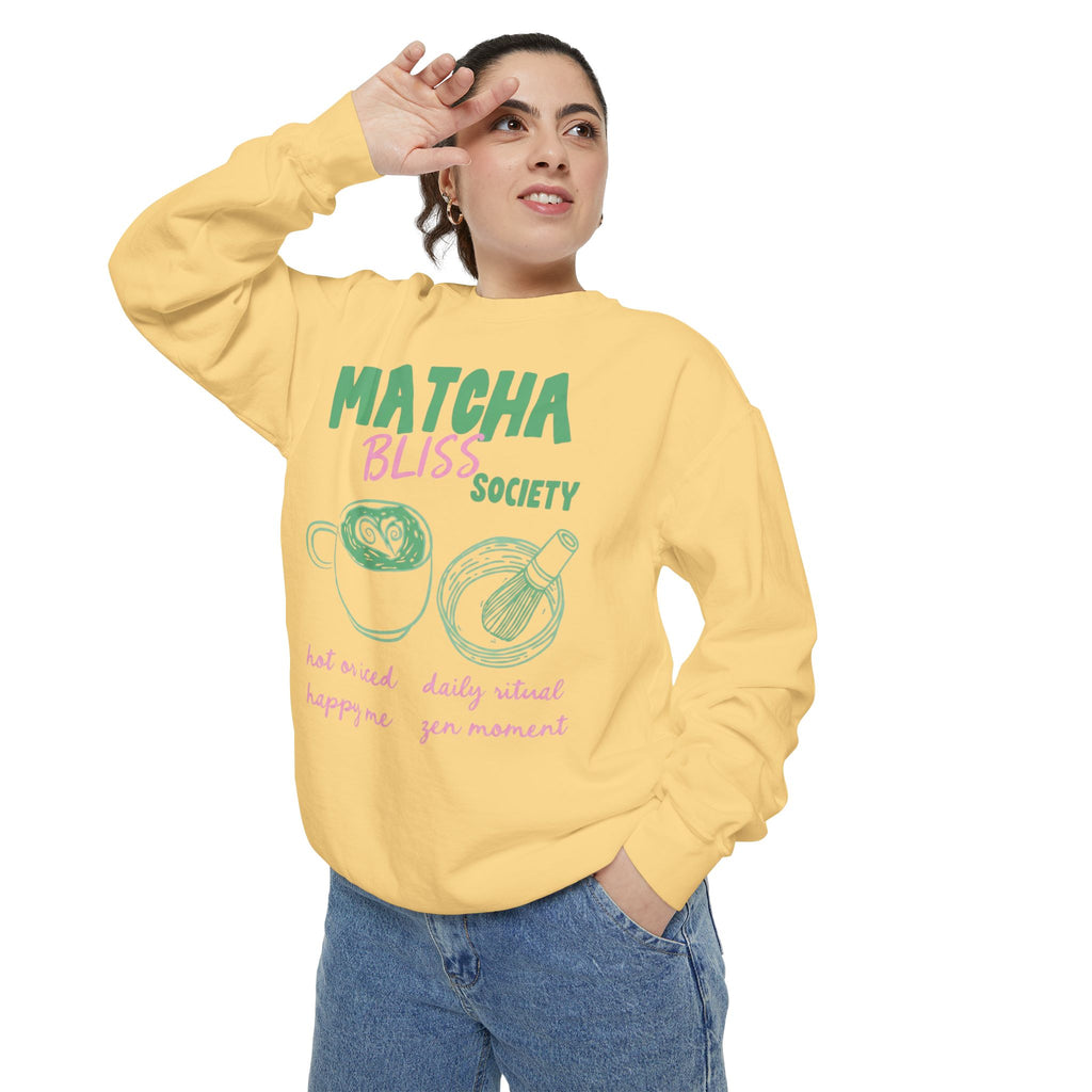 Matcha Bliss — Cozy Crewneck Sweatshirt