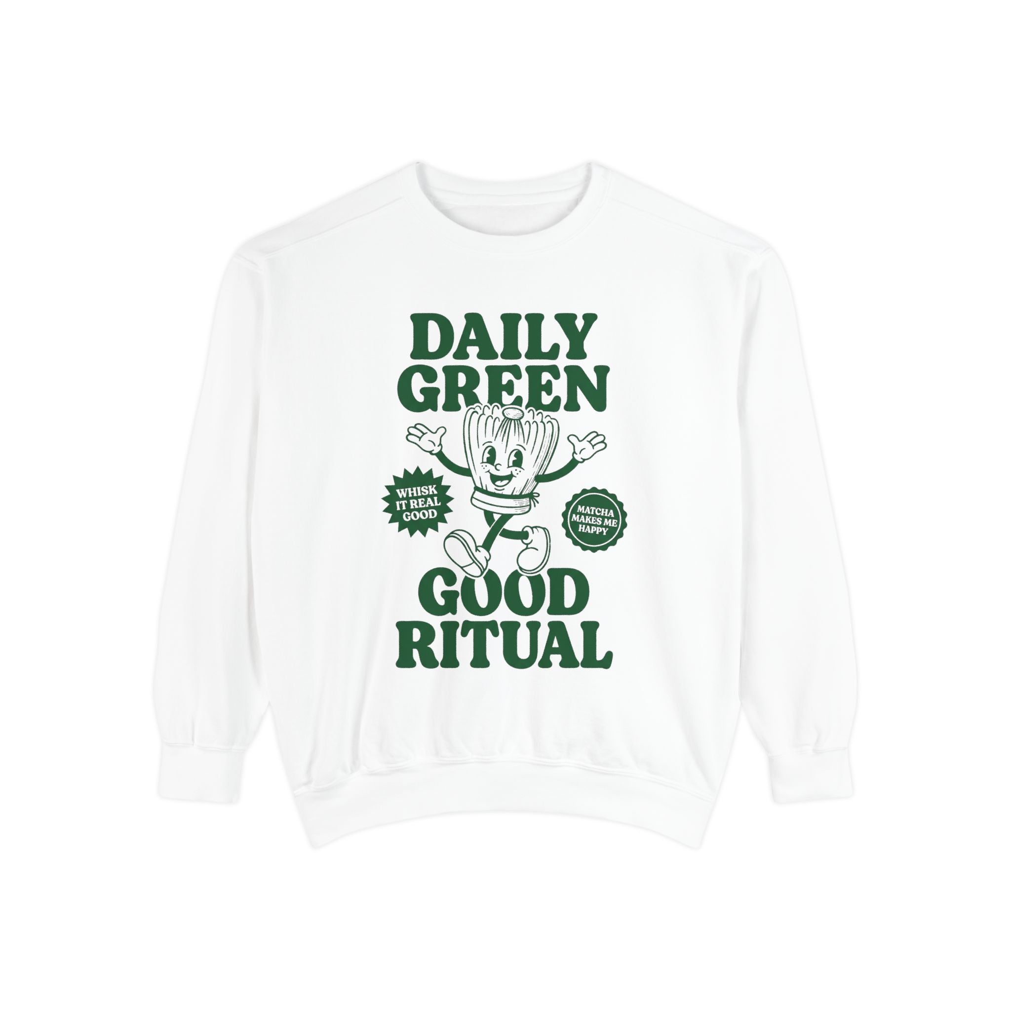 Daily Green Good Ritual - Graphic Crewneck Sweatshirt