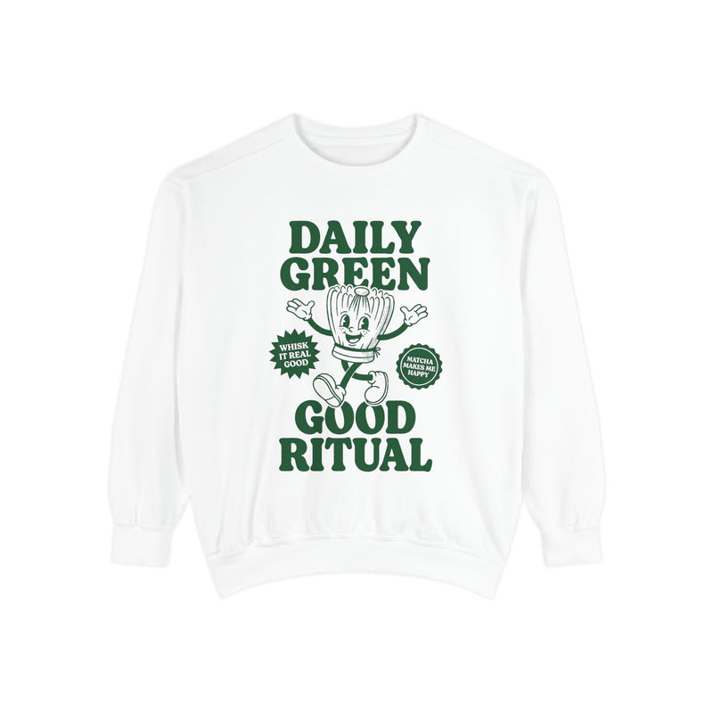 Daily Green Good Ritual - Graphic Crewneck Sweatshirt