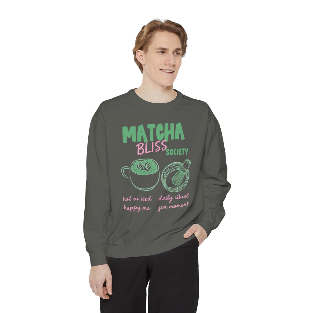 Matcha Bliss — Cozy Crewneck Sweatshirt