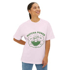 Matcha Power Tee — Retro Green Tea Graphic T-Shirt
