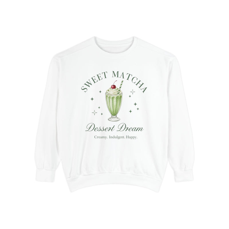 Sweet Matcha – Dessert Dream Cozy Crewneck Sweatshirt