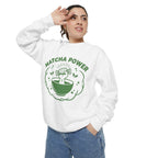 Matcha Power Sweatshirt - Crewneck Sweatshirt
