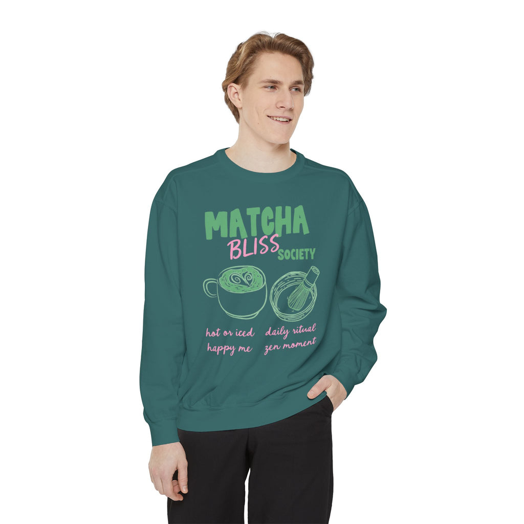 Matcha Bliss — Cozy Crewneck Sweatshirt