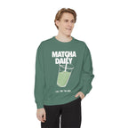 Matcha Daily Sweatshirt — Fuel for the Soul Graphic Crewneck Sweatshirt