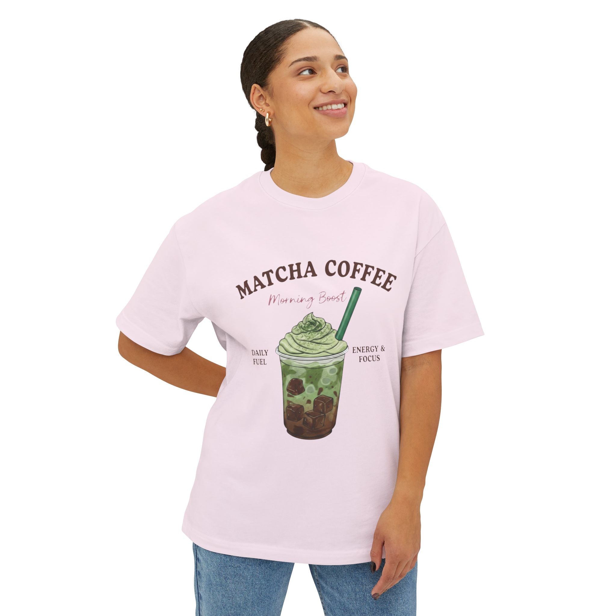 Matcha Coffee Tee — Graphic Matcha Latte Drink Shirt